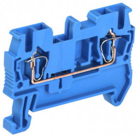 Клемма пружинная КПИ 2в-2.5 31А синяя IEK