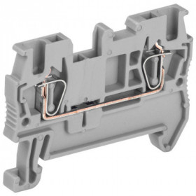 Клемма пружинная КПИ 2в-1.5 17.5А серая IEK