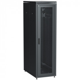 ITK Шкаф сетевой напольный 19" LINEA N 38U 600х1000мм перфорированные двери черный