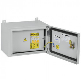 Ящик с понижающим трансформатором ЯТП-0.25 230/24-3 УХЛ2 IP54 IEK