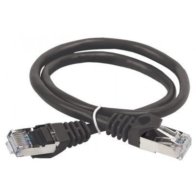 ITK Коммутационный шнур (патч-корд) кат.6 FTP PVC 2м черный
