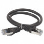 ITK Коммутационный шнур (патч-корд) кат.6 FTP PVC 2м черный