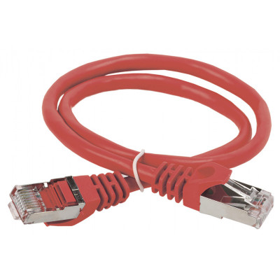 ITK Коммутационный шнур (патч-корд) кат.6 FTP PVC 2м красный