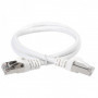 ITK Коммутационный шнур (патч-корд) кат.6 FTP PVC 1м белый