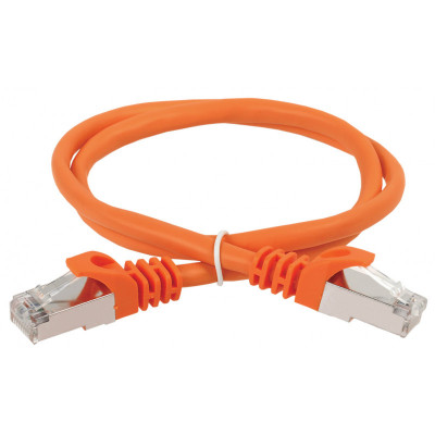 ITK Коммутационный шнур (патч-корд) кат.6 FTP PVC 1м оранжевый