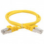 ITK Коммутационный шнур (патч-корд) кат.6 FTP PVC 1м желтый
