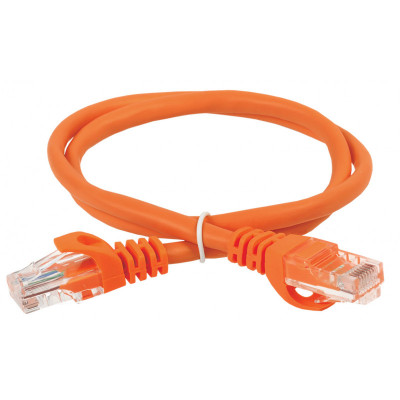 ITK Коммутационный шнур (патч-корд) кат.6 UTP PVC 15м оранжевый