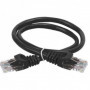 ITK Коммутационный шнур (патч-корд) кат.6 UTP PVC 10м черный