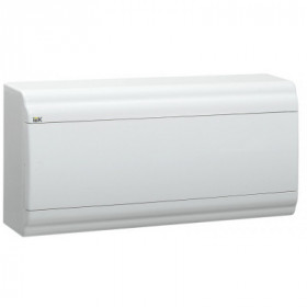 PRIME Корпус пластиковый ЩРН-П-18 модулей навесной белый/белая дверь IP41 IEK