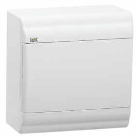 PRIME Корпус пластиковый ЩРН-П-6 модулей навесной белый/белая дверь IP41 IEK