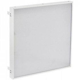 Светильник светодиодный ДВО 404065-MP PRO Грильято 40Вт 6500К 588х588х45мм призма IEK