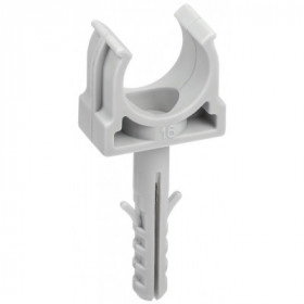 Держатель с защёлкой и дюбелем CT16 (без винта) IEK