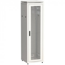 ITK Шкаф сетевой напольный 19" LINEA N 33U 600х800мм перфорированная передняя дверь серый