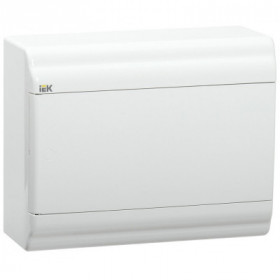 PRIME Корпус пластиковый ЩРН-П-9 модулей навесной белый/белая дверь IP41 IEK