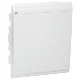 PRIME Корпус пластиковый ЩРВ-П-24 модуля встраиваемый белый/белая дверь IP41 IEK