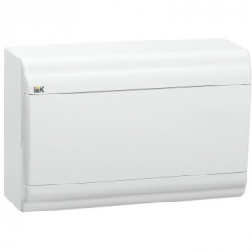 PRIME Корпус пластиковый ЩРН-П-12 модулей навесной белый/белая дверь IP41 IEK