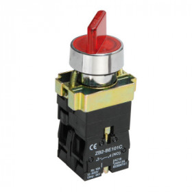 Переключатель LAY5-BK2465 на 2 положения красный IEK