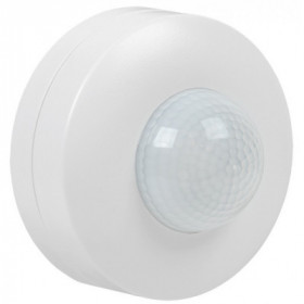 Датчик движения ДД-027 1200Вт 360град 12м IP20 белый IEK