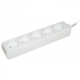 Удлинитель У5 5 мест 2P/3м 2х0.75мм2 10А/250В IEK