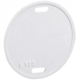 Бирка кабельная маркировочная У-135 (круг 55мм) IEK