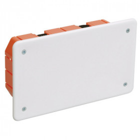 Коробка распаячная КМ41026 172х96x45мм для полых стен (с саморезами. пластиковые лапки. с крышкой) IEK