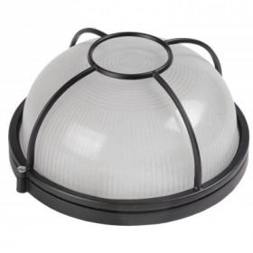 Светильник НПП1104 круг солнце 100Вт IP54 белый IEK