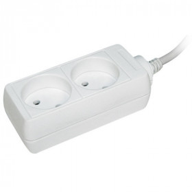 Удлинитель У2 2 места 2P/5м 2х0.75мм2 10А/250В IEK