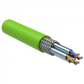 ITK Витая пара S/FTP кат.7 4х2х23AWG solid LSZH нг(А)-HFLTx зеленый (305м)