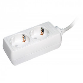 Удлинитель У02 2 места 2P+PE/5м 3х1мм2 16А/250В IEK