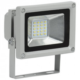 Прожектор светодиодный СДО 05-10 SMD IP65 серый IEK