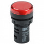 Лампа AD22DS(LED)матрица d-22мм красный 24В AC/DC IEK