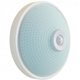 Светильник НПО3237Д 2х25 с датчиком движения белый IEK