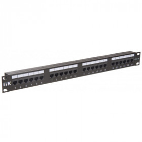 ITK 1U патч-панель кат.5E UTP 24 порта (Dual)
