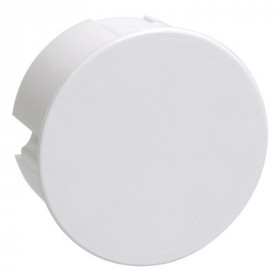 Коробка распаячная КМ41004 d80x40мм для твердых стен (с крышкой) IEK