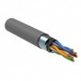 ITK Витая пара F/UTP кат.5E 4х2х24AWG solid LSZH нг(А)-HF серый (305м)