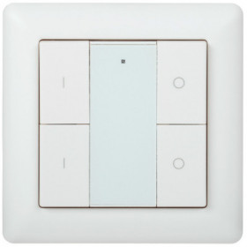 Панель управления DALI (2 адреса) 4 кнопки пластик белый IEK Панель управления DALI (2 адреса) 4 кнопки пластик белый IEK