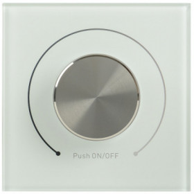 Диммер поворотный DALI (Broadcast) со встроенным БП 125мА стекло белый IEK Диммер поворотный DALI (Broadcast) со встроенным БП 125мА стекло белый IEK