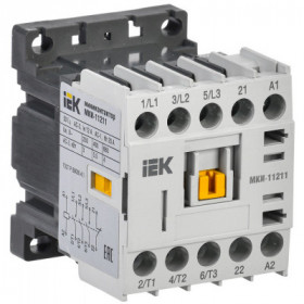 Миниконтактор МКИ-11211 12А 400В/АС3 1Н3 IEK Миниконтактор МКИ-11211 12А 400В/АС3 1Н3 IEK