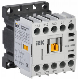 Миниконтактор МКИ-10911 9А 110В/АС3 1Н3 IEK Миниконтактор МКИ-10911 9А 110В/АС3 1Н3 IEK