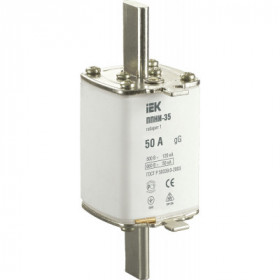 Плавкая вставка предохранителя ППНИ-35 габарит 1 50А IEK