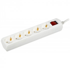 Удлинитель У05В 5 мест 2P+PE/7м 3х1мм2 10А/250В GENERICA