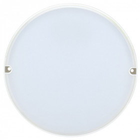 Светильник светодиодный ДПО 2014Д 12Вт IP54 6500К дежурный режим круг белый с акустическим датчиком IEK