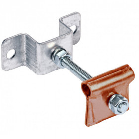 Держатель-зажим соединительный круглого проводника 6-12мм опорный L-100мм медь IEK