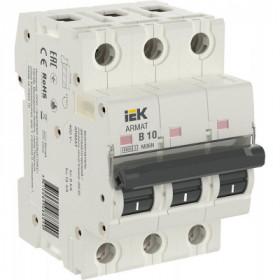 ARMAT Автоматический выключатель M06N 3P B 10А IEK ARMAT Автоматический выключатель M06N 3P B 10А IEK