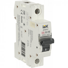 ARMAT Автоматический выключатель M06N 1P B 20А IEK ARMAT Автоматический выключатель M06N 1P B 20А IEK