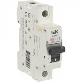 ARMAT Автоматический выключатель M06N 1P B 16А IEK ARMAT Автоматический выключатель M06N 1P B 16А IEK