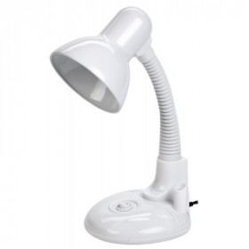 LIGHTING Светильник настольный 1005 с кармашком Е27 белый IEK