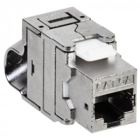 ITK Модуль Keystone Jack кат.6A STP без инструментальная заделка угловой 90град отвод кабеля