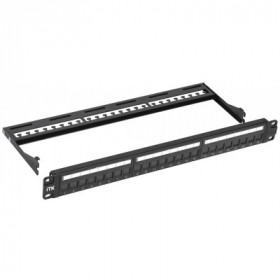 ITK 1U Патч-панель укомплектованная кат.6 UTP 24 порта с индикацией