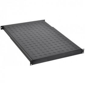 ITK by ZPAS Полка стационарная 19" 1U регулируемая по глубине нагрузка до 150кг 500-900мм черная